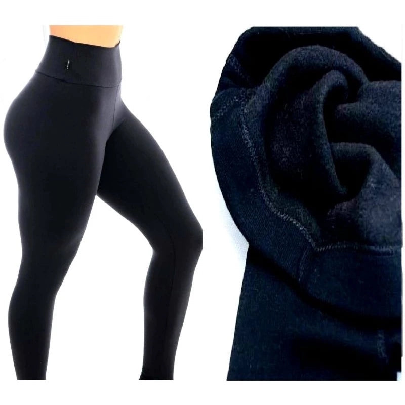 Calça Legging Flanelada de Inverno