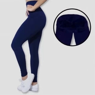 Calça Legging Flanelada de Inverno