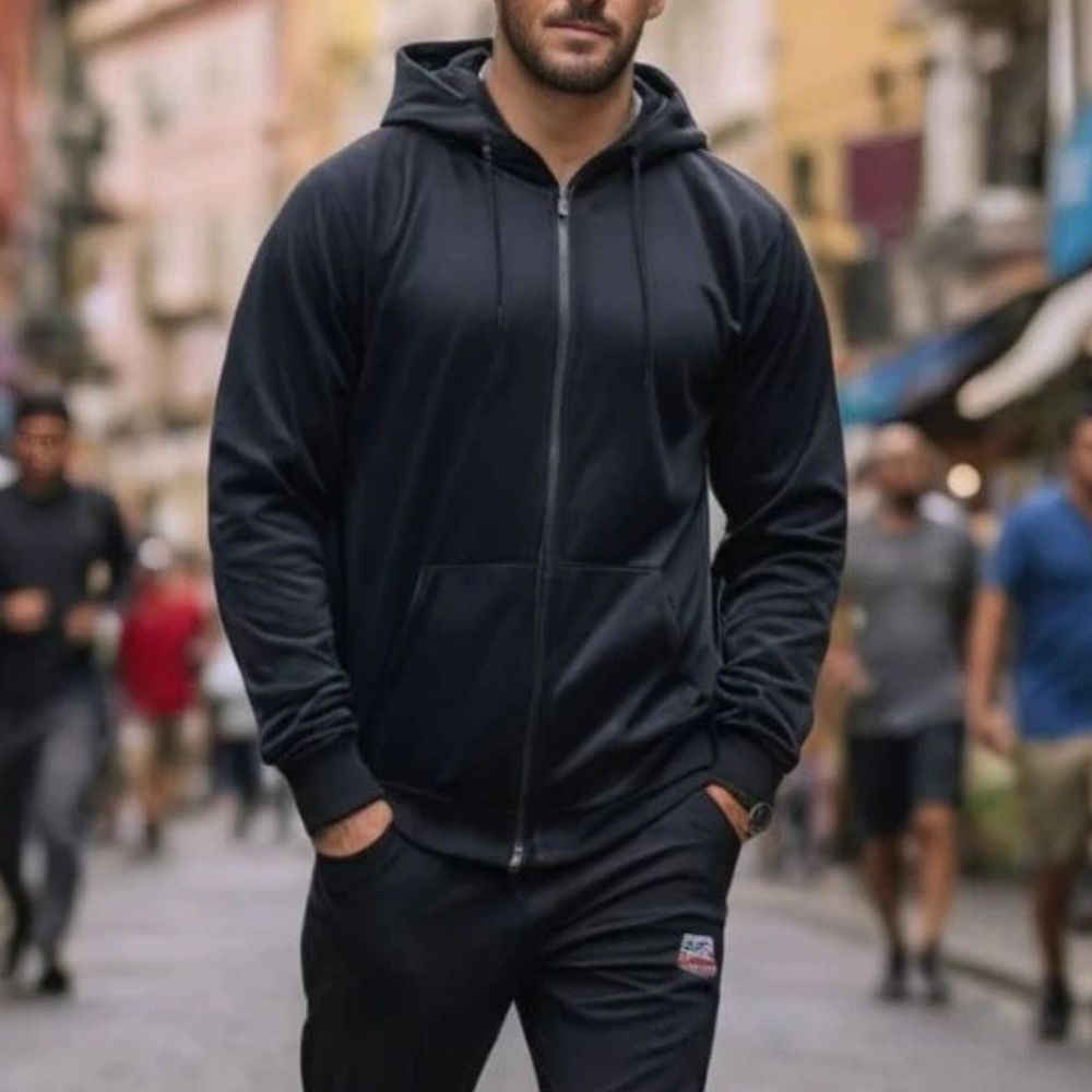 Jaqueta Masculina Corta Vento Forrada