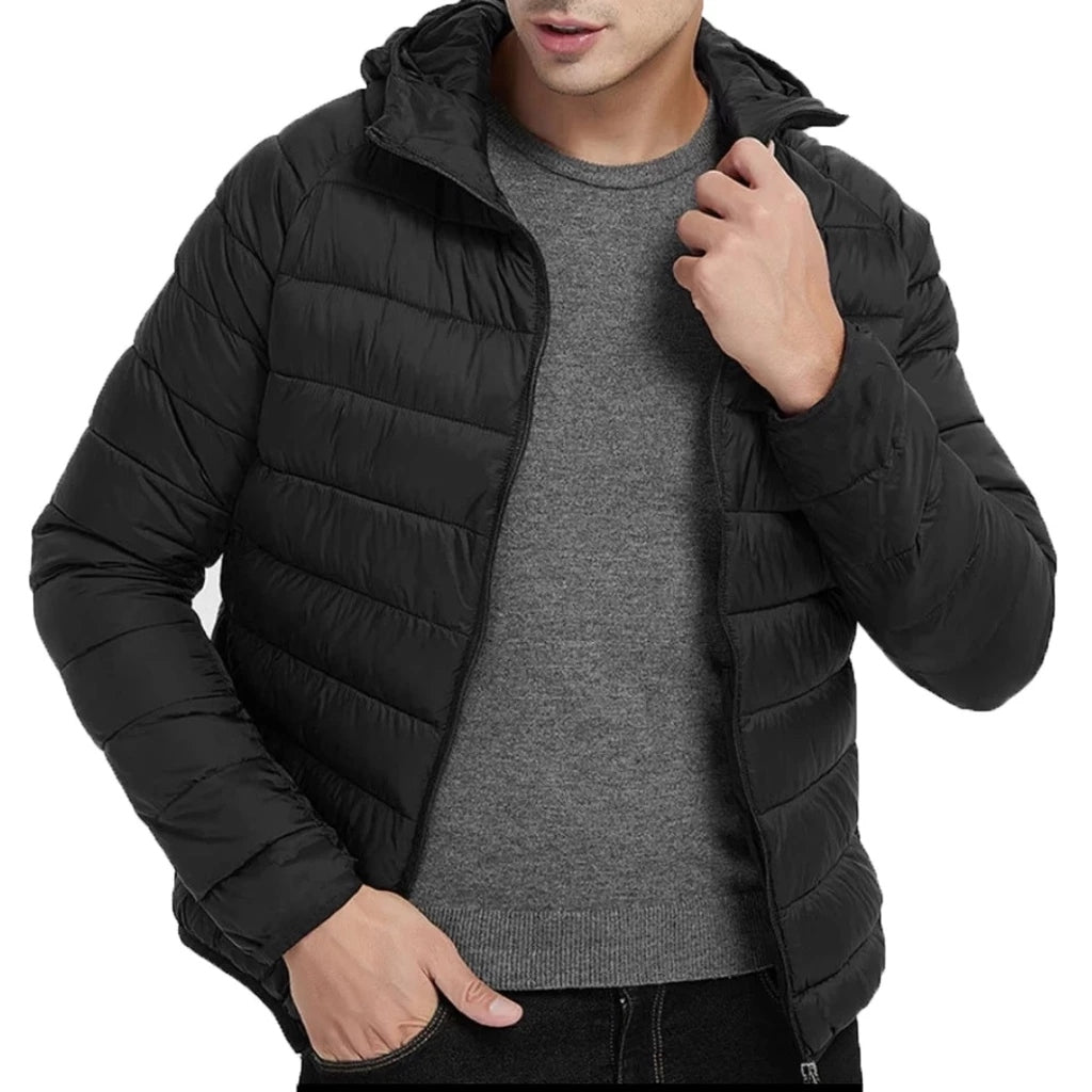 Jaqueta Puffer Masculina Corta Vento