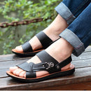 Sandália Masculina de Couro Antiderrapante
