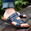 Sandália Masculina de Couro Antiderrapante