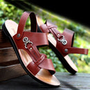 Sandália Masculina de Couro Antiderrapante