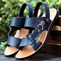 Sandália Masculina de Couro Antiderrapante
